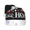 Defund The Hoa Christmas Hat Xmas Holiday Party Hat With Led Light Santa Hat For Xmas New Year Party Headwear view 1