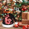 Red Chinese Dragon Christmas Hat Xmas Holiday Party Hat With Led Light Santa Hat For Xmas New Year Party Headwear view 3