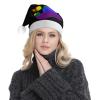 DWWKWJ Gay Bear Pride Christmas Hat Xmas Holiday Party Hat With Led Light Santa Hat For Xmas New Year Party Headwear view 2