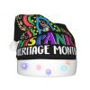 DWWKWJ Hispanic Heritage Month Christmas Hat Xmas Holiday Party Hat With Led Light Santa Hat For Xmas New Year Party Headwear view 1
