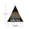 DWWKWJ Hispanic Heritage Month Christmas Hat Xmas Holiday Party Hat With Led Light Santa Hat For Xmas New Year Party Headwear view 4