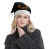 DWWKWJ Egypt Anubis Christmas Hat Xmas Holiday Party Hat With Led Light Santa Hat For Xmas New Year Party Headwear view 2