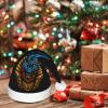 DWWKWJ Egypt Anubis Christmas Hat Xmas Holiday Party Hat With Led Light Santa Hat For Xmas New Year Party Headwear view 3