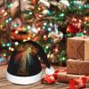 Divine Mercy Novena Christmas Hat Xmas Holiday Party Hat With Led Light Santa Hat For Xmas New Year Party Headwear view 3