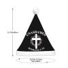DWWKWJ Unashamed Romans 1-16 Christmas Hat Xmas Holiday Party Hat With Led Light Santa Hat For Xmas New Year Party Headwear view 4