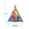 Divine Mercy Novena Christmas Hat Xmas Holiday Party Hat With Led Light Santa Hat For Xmas New Year Party Headwear view 4