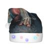 Divine Mercy Novena Christmas Hat Xmas Holiday Party Hat With Led Light Santa Hat For Xmas New Year Party Headwear view 1