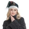 Divine Mercy Novena Christmas Hat Xmas Holiday Party Hat With Led Light Santa Hat For Xmas New Year Party Headwear view 2