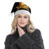 DWWKWJ Coat Of Arms Military Of Kazakhstan Christmas Hat Xmas Holiday Party Hat With Led Light Santa Hat For Xmas New Year Party Headwear view 2