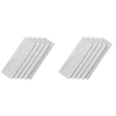 10PCS For Xiaomi Mijia G10 K10 Wireless Vacuum Cleaner Mop Thickening Wipe Dishcloth Replacement Mop Cloth replacement part