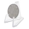 8Pcs Clear Acrylic Coin Display Stand Holders Commemorative Challenge Coin Holder Small Easel Rack view 3