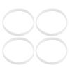 10cm Juicer Sealing Gasket, Rubber O Rings Gasket, White Sealing O Rings Gasket Replacement for NN102, NN210 - Assortment Gasket Kit view 1