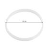 10cm Juicer Sealing Gasket, Rubber O Rings Gasket, White Sealing O Rings Gasket Replacement for NN102, NN210 - Assortment Gasket Kit view 2