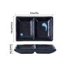 OYUCDAGQ Condiment Tray Japanese Retro Sauce Dish Multipurpose Porcelain Side Dish Bowl Seasoning Dishes Soy Dipping Sauce Dishes Set Of 2 Household Dipping Dish Dip Sets(Blue) view 2