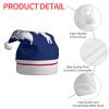 MUFLVDX Wyoming State Flag Print Christmas Hat Adult,Santa Hat For Women And Men,For Christmas New Year Holiday Party Supplies view 4