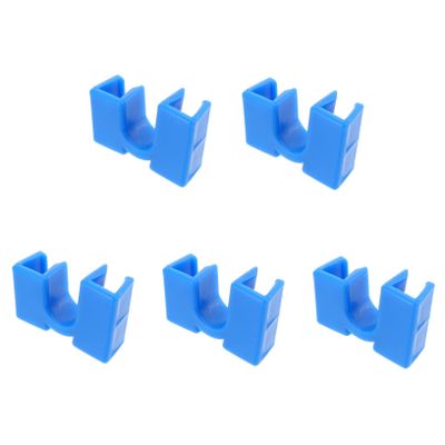 5pcs Reusable Chopsticks Training Covers, PP Blue Portable