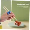 5pcs Reusable Chopsticks Training Covers, PP Blue Portable view 4