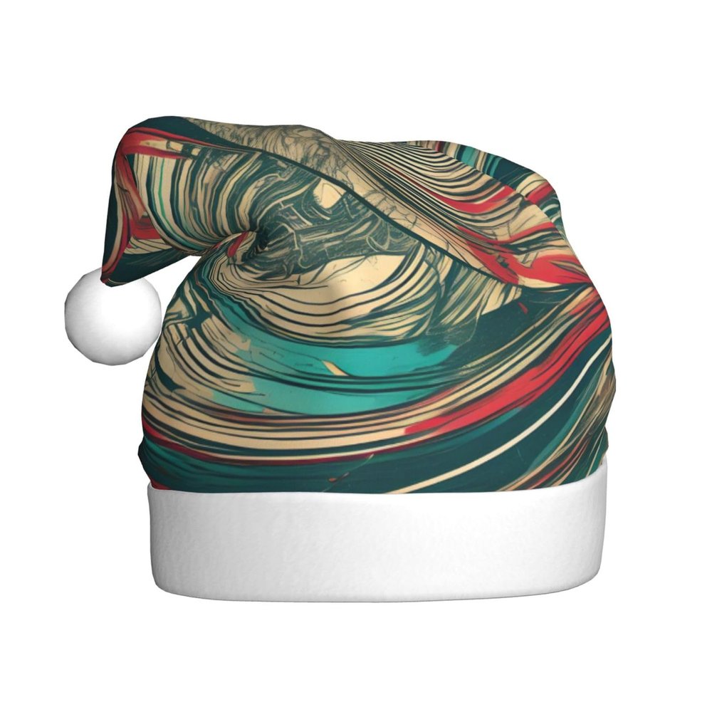 MUFLVDX Not All Who Wander Are Lost Print Christmas Hat Adult,Santa Hat For Women And Men,For Christmas New Year Holiday Party Supplies