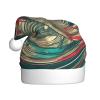 MUFLVDX Not All Who Wander Are Lost Print Christmas Hat Adult,Santa Hat For Women And Men,For Christmas New Year Holiday Party Supplies view 1
