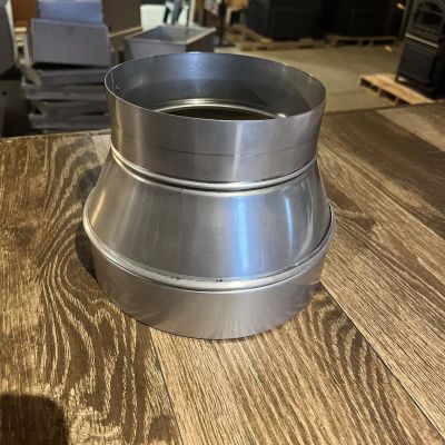8 x 6 Stainless Steel Stove Pipe/Chimney Reducer/Increaser