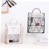 Luxshiny Book Organizer Iron Magazine Storage Desk Holder Wrought Iron Desktop Organizer view 3