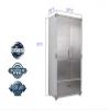 Durable Stainless Steel Tall Storage Cabinet with Bottom Drawer and Secure Locking Mechanism and Adjustable Shelves for Organized Storage, (Granite, 36 W x 24 D x 72 H) view 2