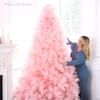Best Choice Products Artificial Ivory Pampas Christmas Tree, 6ft Premium Deluxe Unlit Pampas Grass Holiday Dcor, Easy Assembly, Metal Base view 3