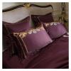 White Egyptian Cotton Luxury Embroidery Bedding Set 4Pcs King Queen Size Bed Sheet Set Duvet Cover Pillowcases,Bed view 4