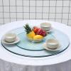 24 Inch Lazy Susan Turntable, Rotating Lazy Susan for Dining Table, Glass Lazy Susan Rotating Tray, for Home, Kitchen view 1