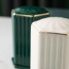 SONGCHAO Toothpick Dispenser Ceramic Toothpick Jar, Fruit Pick Bucket, Dental Floss Cotton Swab Storage Box, Home Restaurant Table Decoration Toothpicks for Appetizers(A) view 3
