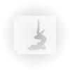 Pin Up Girl Body 783-B973 Stencil Silhouette (5.5 inch) view 1