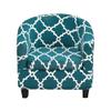 AnLinBao Stretch Tub Chair Covers 2-Piece Club Chair Slipcover with Cushion Cover Soft Spandex Armchair Slipcover Non-Slip Furniture Protector for Living Room (Vine Teal) view 1