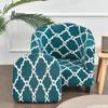AnLinBao Stretch Tub Chair Covers 2-Piece Club Chair Slipcover with Cushion Cover Soft Spandex Armchair Slipcover Non-Slip Furniture Protector for Living Room (Vine Teal) view 3