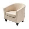 AnLinBao Club Chair Cover Barrel Chair Covers 2-Piece Tub Chair Slipover Stretch Armchair Cover Furniture Protector with Elastic Bottom Couch Covers for Bar Counter Living Room,32 view 1