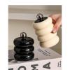 SONGCHAO Toothpick Dispenser Household Toothpick Box Creative Dental Floss Can Cotton Swab Storage Box Cosmetics Desktop Decoration Ornaments Toothpicks for Appetizers(B,Medium) view 4