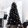 Best Choice Products Artificial Black Pampas Christmas Tree, 9ft Premium Deluxe Unlit Pampas Grass Holiday Dcor, Easy Assembly, Metal Base view 1