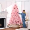 Best Choice Products Artificial Black Pampas Christmas Tree, 9ft Premium Deluxe Unlit Pampas Grass Holiday Dcor, Easy Assembly, Metal Base view 4