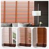 2" Slats Wooden Blinds for Windows Room Darkening Shades Horizontal Venetian Blinds Inside/Outside Mount Shades for Office, Bedroom, Living Room Cordless(34" W x 48" H) view 3