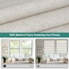 BERISSA Roman Shades for Windows, Blackout Roman Blinds,Room Darkening Thermal Insulated Pull DownWindow Shades for Home Living Room Bedroom,Linen Color Beige,50" W x 36" H view 3