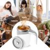 Automatic Magnetic Stirring Coffee Mug, 2025 New Self Stirring Mug With Lid, Stainless Steel Self Mixing Cup for Milk Tea (2, White) view 4