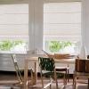 Roman Shades for Windows, 100% Blackout Heat Blocking Room Darkening Roman Blinds for Home Living Room Door Bedroom, Linen Color, 69" W x 64" H view 3