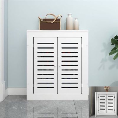 FDGFRGG Radiator Cover with Storage Table, Wooden Radiator Covers for Home, Radiator Covers with 2 Doors, Heater Covers for Radiators for Bedroom, Living Room, Bathroom(27.6 * 5.9 * 23.6in)