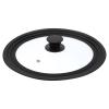 uxcell Universal Lid for Pot Fit 9.5, 10, 11" Diameter Cookware Black 1Pcs view 1