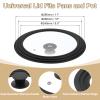 uxcell Universal Lid for Pot Fit 9.5, 10, 11" Diameter Cookware Black 1Pcs view 2