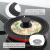 uxcell Universal Lid for Pot Fit 9.5, 10, 11" Diameter Cookware Black 1Pcs view 3