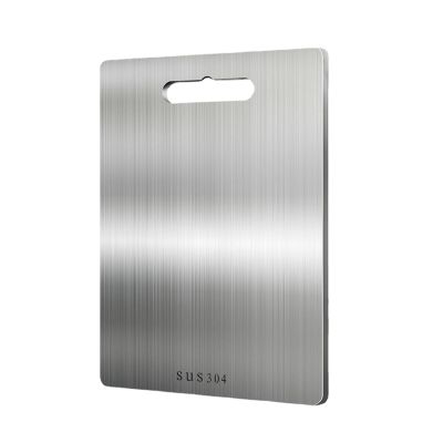 304 Cutting Board Stainless Steel, Cutting Boards, Titanware Cutting Board, Thickened And Strong, No Cracking, Easy to Clean, Double-sided, Can Cut Meat, Fruits, And Vegetables(39*28cm/15*11in)