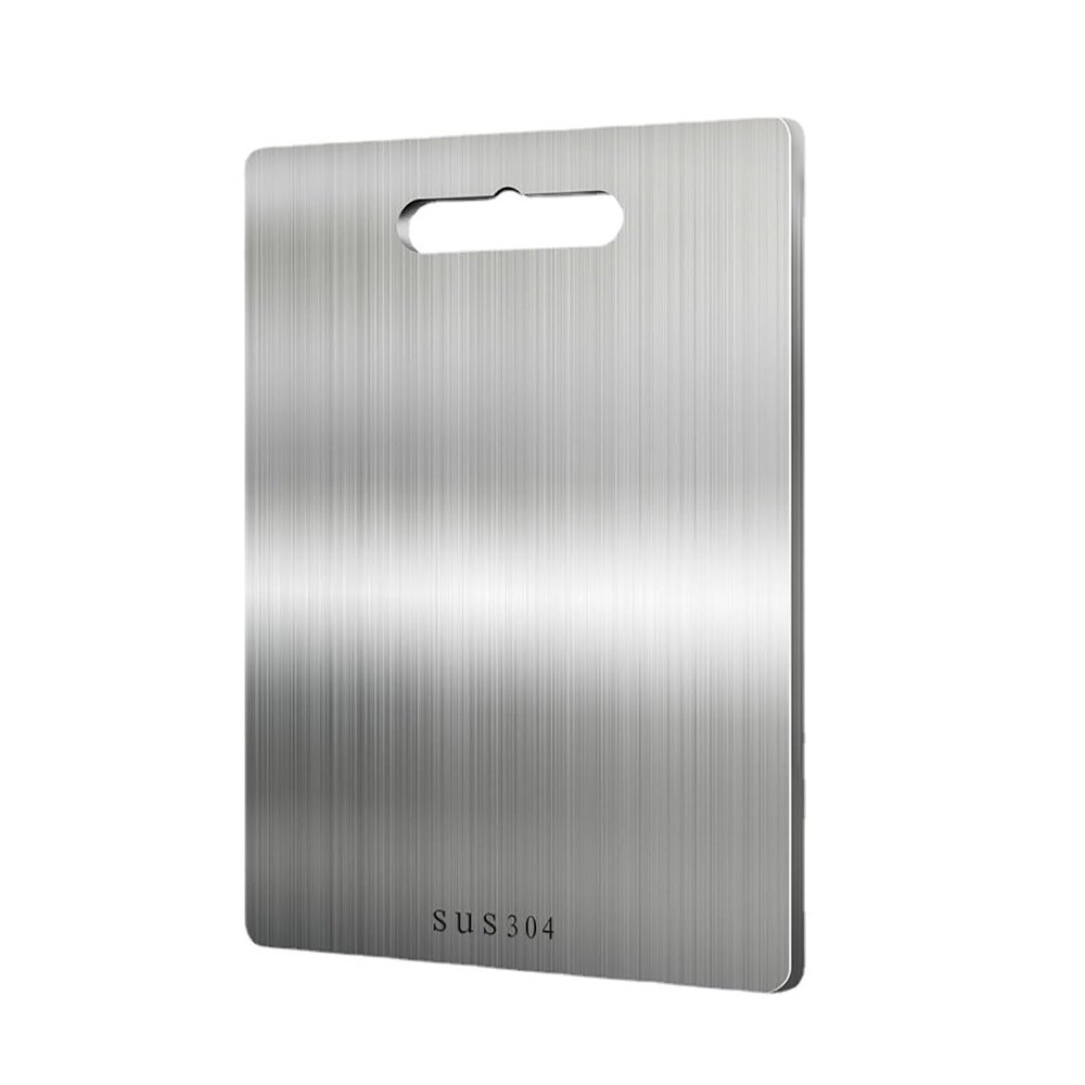 304 Cutting Board Stainless Steel, Cutting Boards, Titanware Cutting Board, Thickened And Strong, No Cracking, Easy to Clean, Double-sided, Can Cut Meat, Fruits, And Vegetables(39*28cm/15*11in)