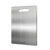 304 Cutting Board Stainless Steel, Cutting Boards, Titanware Cutting Board, Thickened And Strong, No Cracking, Easy to Clean, Double-sided, Can Cut Meat, Fruits, And Vegetables(39*28cm/15*11in) view 1