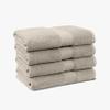 1888 Mills 4 Pack Premium Bath Towel Set, True Classics Premium Cotton Blend, Super Soft and Highly Absorbent Bath Towels for Bathroom, Hotels, Spa and Gym, Taupe view 2