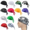 GRABAGECAN Cool Pirate Hat for Women Men Fashion Adjustable Slouchy Hat Turban Headband Hat Breathable Hiphop Hat Headwear view 4